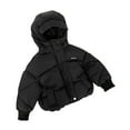 thumbnail image 2 of Godderr Kids Toddler Boys Girls Down Warm Cotton jacket 1-8Y Winter Hoodie Coats Fashion down Coats Baby Short Section Thickened Winter Jacket, 2 of 7