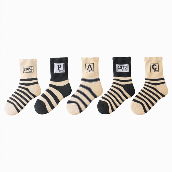 Hessimy Kids Boys Girls Socks Athletic Basketball Youth Sport Crew Cotton Breathable Soft Socks,Multipacks(Black,9-9.5 Years)