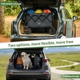 thumbnail image 6 of Timber Ridge Outdoor Collapsible Folding Wagon with Brakes and Cup Holders, 500lbs Heavy Duty All Terrain Wheels Utility Cart for Shopping Camping Garden Sports, Grey, 6 of 9