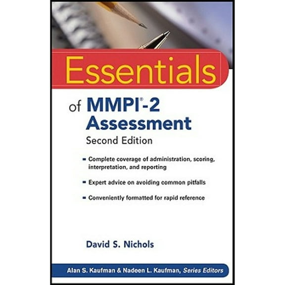 Pre-Owned Essentials of MMPI-2 Assessment (Paperback 9780470923238) by David S. Nichols, Alan S. Kaufman
