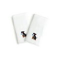 thumbnail image 2 of Authentic Hotel and Spa  2-piece Turkish Cotton Hand Towels with Holiday Scottie Dog Embroidery (Set of 2), 2 of 2