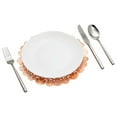 thumbnail image 3 of 100 Pack Metallic Copper Orange Placemats, Round Paper Lace Doilies for Place Settings, Desserts, Formal Events (10 In), 3 of 8