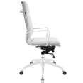 thumbnail image 4 of Modway Sage High Back Swivel Office Chair in White, 4 of 20