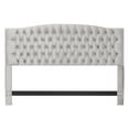 thumbnail image 7 of Elle Decor Celeste King Size Headboard Pearl Grey Velvet, 7 of 7