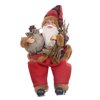 Tomshoo Christmas Decorations Xmas Santa Plush Doll Sitting / Standing Posture Ornaments Gifts Shop Hotel Home Festival Decor