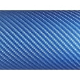thumbnail image 3 of Rwraps Vinyl Car Wrap Film Roll Diamond 4D Carbon Fiber Blue Air Bubble Free - 5ft x 5yd, 3 of 10