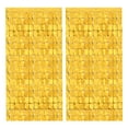 thumbnail image 1 of 2Pcs Square Foil Fringe Backdrop Curtain Tinsel Curtain Backdrop for Birthday, Wedding, Party Decor, 1 of 5