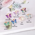 thumbnail image 5 of Europe and the United States new gradual change butterfly ring women, personality trend INS women ring, fashion temperament jewelry R16, 5 of 5