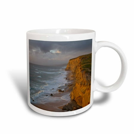 3dRose Sea cliffs, Pomponi State Beach, California - US05 CHA0152 - Chuck Haney, Ceramic Mug, 15-ounce