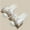 White, variant on Women’s Satin Bow Slippers Soft Cozy Open Toe White Pink Size 6.5-8