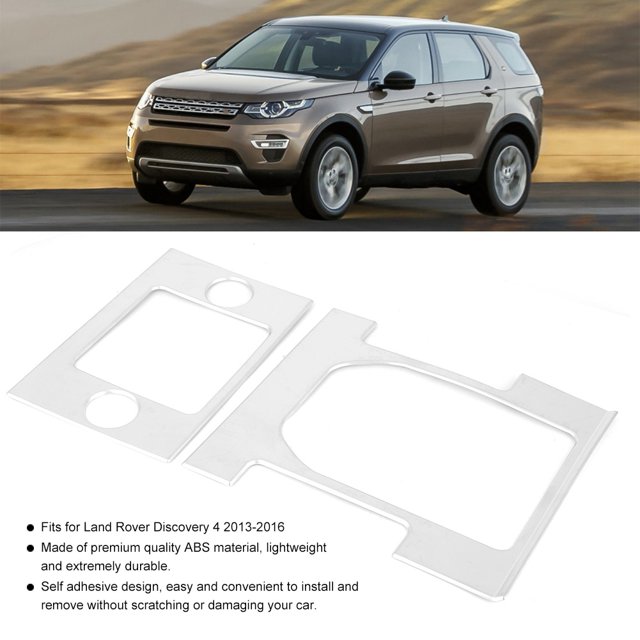 Embellecedor de palanca de cambios para automóvil, panel de palanca de cambios grande Adhesivo para marco de palanca de cambios Adhesivo cromado para m