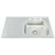 thumbnail image 1 of Tarja Sencilla Meer CNX  Escurridero Izquierdo 80X50X15 Para Empotar Color Plateado Cocina, 1 of 1