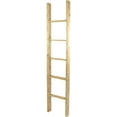 thumbnail image 4 of Ekena Millwork 15"W x 72"H x 3 1/2"D Vintage Farmhouse 5 Rung Ladder, Barnwood Decor Collection, Natural Barnwood, 4 of 13