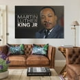 thumbnail image 3 of Martin Luther King Jr. Poster American Canvas Wall Art Prints Poster Gifts Photo Picture Painting Posters Room Decor Home Decorative 16x24inch(40x60cm), 3 of 6