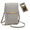 Gray, variant on TouchScreen Phone Crossbody Bag for Women, Anti Theft Leather Cell Phone Small Purse with Clear Window for Travel, Shopping & Everyday Use(Pink)