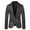 Silver, variant on Mens Fashion Performance Suit Long Sleeve Lapel Top Suit Coat Blazer