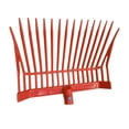thumbnail image 3 of Cabezal de repuesto para horquilla de estiércol de caballo con púas anguladas, rastrillo multiusos para estiércol de caballo en ganadería, deshierbe, Rojo, 3 of 8