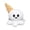Halloween Ice Cream Ghost Plush Toy #4, variant on Halloween Ice Cream Ghost Plush Toy, Soft White Spooky Sweet Ghost Face Stuffed Doll for Home Decor and Daily Collection,8.3in