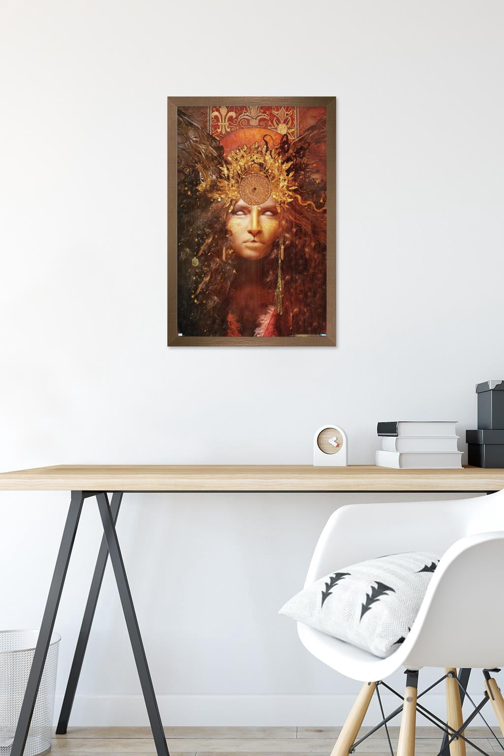 Jena DellaGrottaglia: Cosmic Zodiac - Leo Wall Poster, 14.725" x 22.375" Framed