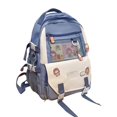 thumbnail image 1 of 26-27 Elementary School Kids Backpack Large Capacity Schoolbag With Rabbit Pendant, 1 of 4