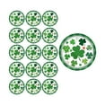 thumbnail image 1 of Green Tissue Paper, St. Patrick'S Day Disposable Paper Plates 7In & 9In Set with Trefoil Pattern, Party Tableware & Cup Tissue Disposable Paper Plates, 1 of 6