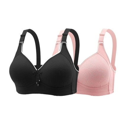Clearance!Uooqdmx Bras for Women Push Up Bra Bras Full Coverage Underwire Bras Plus Size Bra without Everyday Bra Women s Lingerie  Sleep & Lounge Sky Blue(2PC) A
