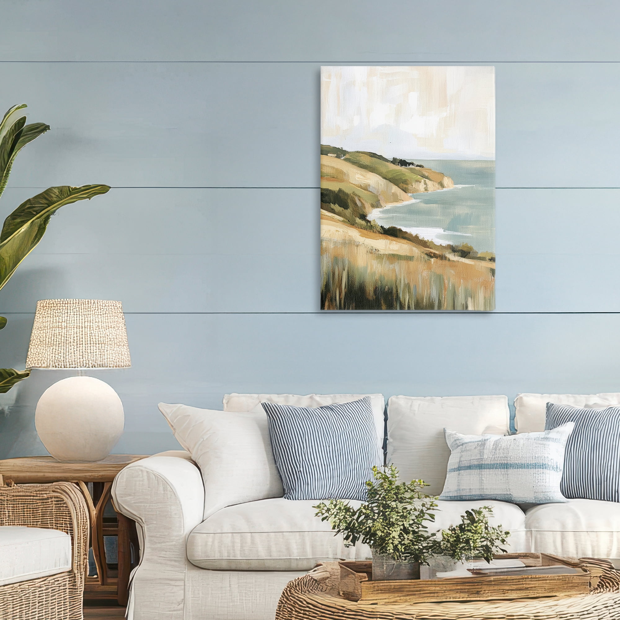 Stupell Industries Serene Cliff in Morning Light Canvas Wall Art, design by Petal Prints Design