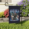 thumbnail image 2 of 250th Anniversary USA Garden Flag – 12x18 Inch Patriotic Yard Banner with Historical Design, Flax Fabric, Outdoor Decor for Farmhouse, Patio, Lawn, or Mailbox, 2 of 5