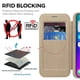 thumbnail image 4 of For iPhone 17 Case Compatible with MagSafe RFID Blocking Leather Phone Cover - Dark Purple, 4 of 5