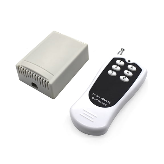 12V 10A Relay Wireless Remote Control Switch for High Power Devices 433MHz, 1000m Range, Learning Code