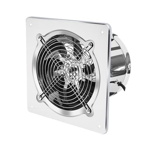 6''7''8'' Booster Fan Extractor Exhaust fan Ventilation Pipe Fan for Bathroom Toilet Kitchen Wall Window Stainless Steel Fan ,Dual Power Supply