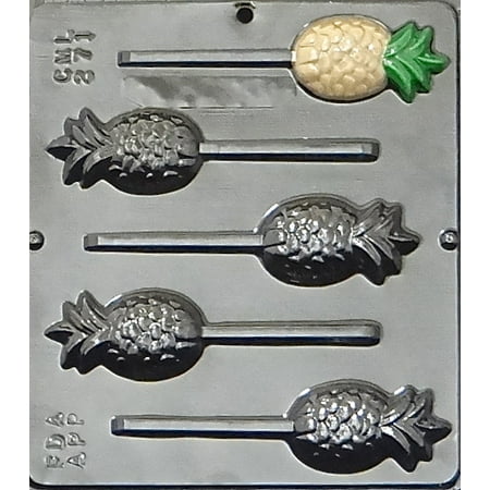 

271 Pineapple Lollipop Chocolate Candy Mold