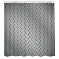 thumbnail image 3 of Ambesonne Grey Shower Curtain, Diamond Plate Effects, 69"Wx75"L, Grey, 3 of 3