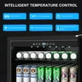 thumbnail image 5 of Rocita Outdoor Refrigerator 24'' Built-in Freestanding Compressor Beverage Fridge Refrigerator for Home/RV, Under counter Fridge Stainless Steel with Removable Shelves, 5 of 9