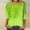 Green, variant on Fznquz Blue Tops Womens 3/4 Sleeve Sparkly Sequin T-Shirt Fashion Casual Crew Neck Loose Blouses Women
