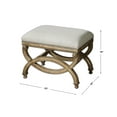thumbnail image 4 of 23052-Uttermost-Karline  - 23 inch Small Bench, 4 of 4