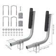 thumbnail image 4 of Yiwa 2PCS Adjustable Boat Trailer Guide Poles, Galvanized Steel Construction with PVC Covers, Universal Fit, Ideal for Easy Loading and Installation of Ski, Fishing, and Sailboats, 4 of 6