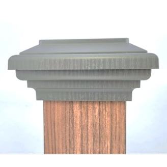 Steel DN Mate 12-Pack Aluminum Pyramid Post Caps For 4x4 Wood Posts – Durable Powder-Coated Fence Caps, Matte Black, For Decks, Patios & Fences (Fits 3.5" To 3.6" Posts)