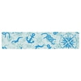 thumbnail image 3 of MKHERT Blue Sea Icons Table Runner for Kitchen Wedding Party Home Decor 16x72 inch, 3 of 4