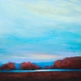 thumbnail image 3 of Caldwell, Carolyn 15x15 Black Modern Framed Museum Art Print Titled - River Lighter, 3 of 5