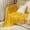 Yellow #0, variant on Soft Knitted Fringed Throw Blanket for Couch & Bed | 69.2x50 Inch Flannel Fleece Blanket | Warm Microfiber Blanket for Adults, Kids, Camping & Travel | Includes 1 Blanket
