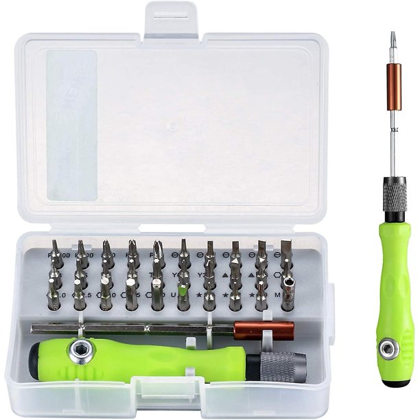 Juego de herramientas de destornillador de precisión 32 en 1, kit de herramientas de reparación, accesorio de destornillador