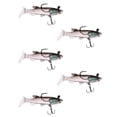 thumbnail image 1 of 5x señuelos de pesca de de hundimiento suave cebos T Tail Back Hook Cranks 8cm/13g- Color A Sharpla Señuelos de pesca suave, 1 of 6