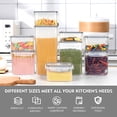 thumbnail image 6 of 32 Pack Airtight Food Storage Containers Set, BPA Free Plastic Kitchen and Pantry Organization Canisters with Lids for Cereal, Dry Food, Flour and Sugar, Includes 32 Labels, 6 of 6