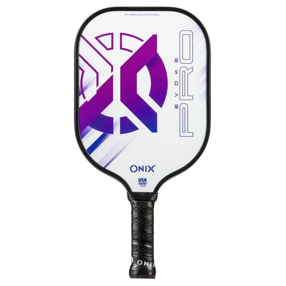 ONIX Evoke Pro Pickleball Paddle Features Composite Face and Precision Cut Polypropylene Core