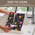 thumbnail image 4 of Placemat, Pioneer Flower Floral Print Pattern Place Mats Table Mat Set Of 2, PVC Washable Placemats for Party Kitchen Dining Decoration, 18x12 Inch, Fade Resistant, 4 of 6