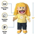 thumbnail image 3 of 14" Katie, Peach Girl, Hand Puppet, 3 of 6