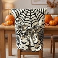 thumbnail image 6 of 1PCS Halloween Chair Cover, Elastic Stretch Ghost & Jack-o'-lantern Print Chair Protector, Chair Slipcover for Indoor Dinner Table Decor, 6 of 7