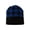 Black / Ture Blue, variant on Plaid Knit with Cuff Beanie, Black / True Blue, One Size, 1 Piece