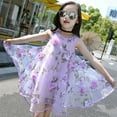 thumbnail image 4 of EnJoCho Summer Baby Girls Kids Flower Princess Dress Pageant Wedding Party Evening Dress Toddler Baby Girls Fashion Party Wear Clothes Cute Dress Floral, 4 of 4